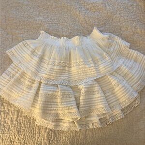 Aerie White Lace Skirt